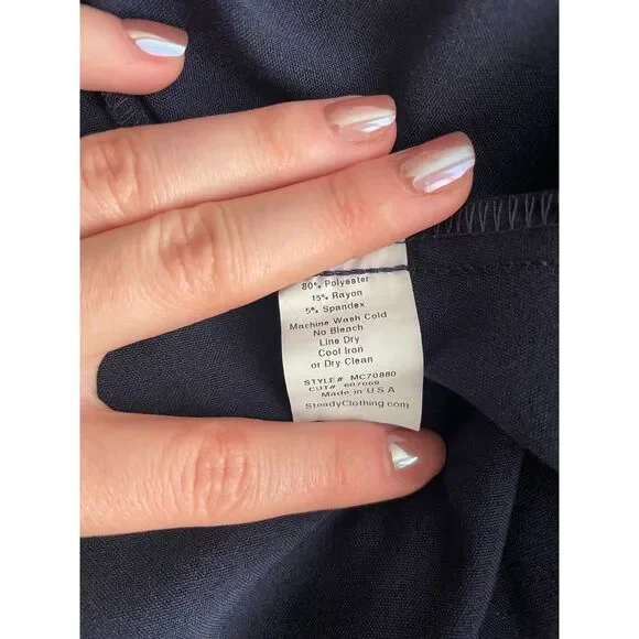 ✨ Vintage Chic “Sweet Sails” Navy Sailor Swing Dress – Size 3XL ✨ - Picture 9 of 10